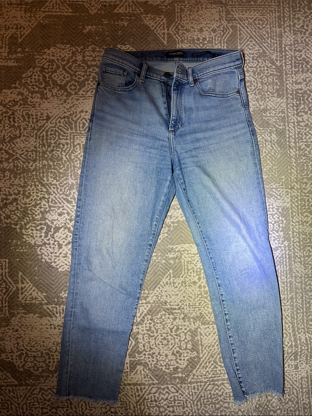 Banana Republic Light Blue Cropped Ankle Jeans
